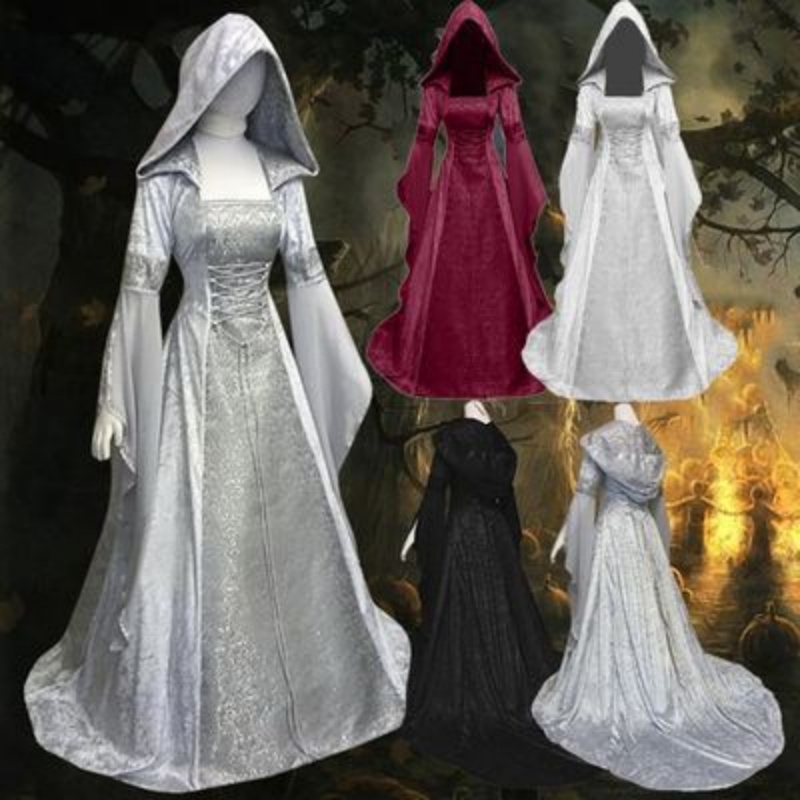 Wedding Dress - Fantasia de Cosplay Feminina, Vestido de