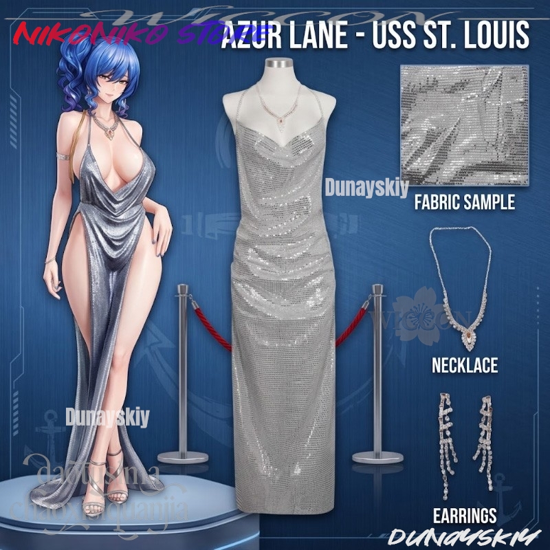 Evening Gown - Vestido Longo Sexy de Lantejoulas com