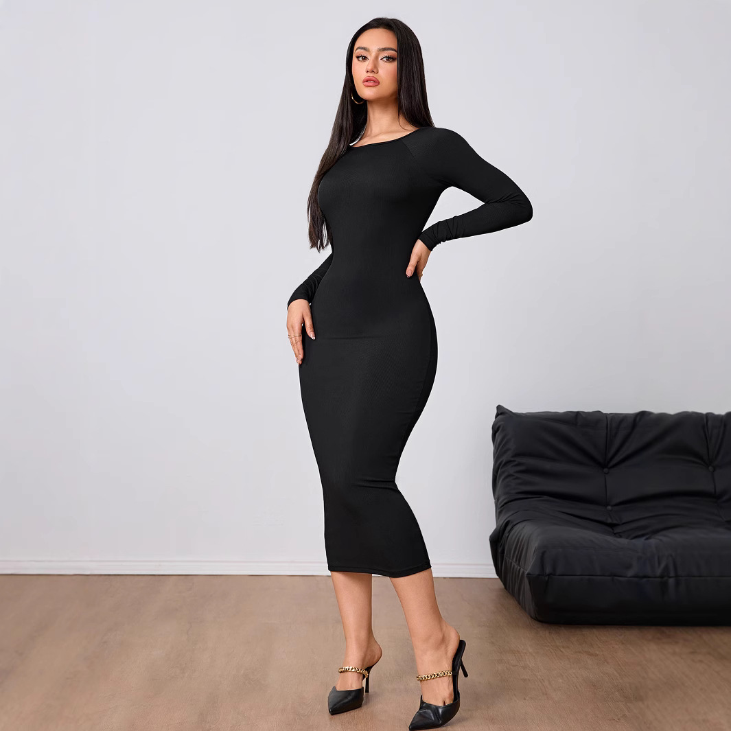 Midi Dress - Vestido Simples de Moda Feminina para