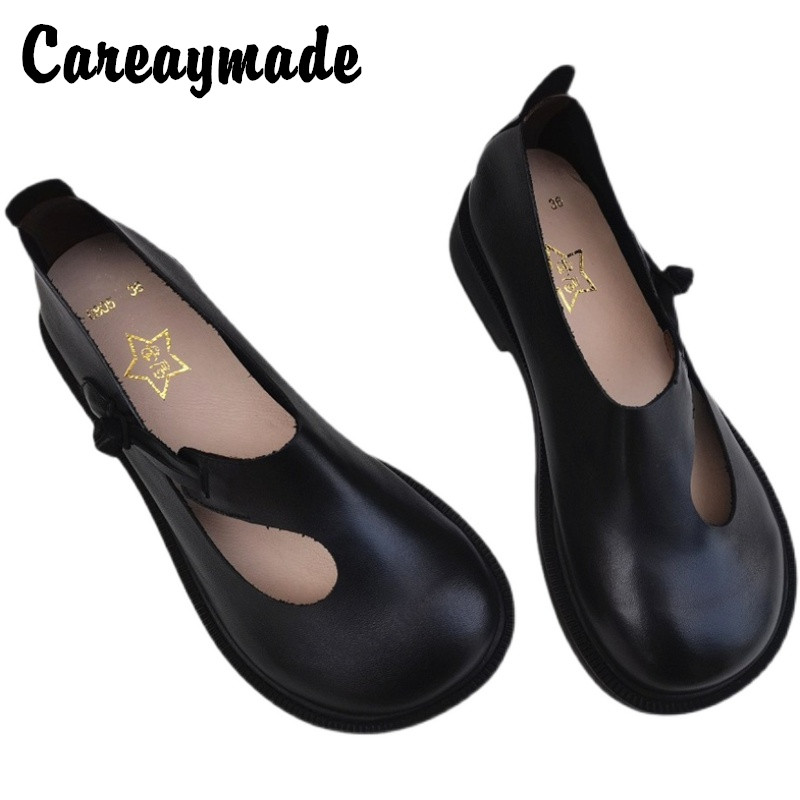 Womens Heels - Careaymade-couro genuíno sapatos grandes para mulheres,