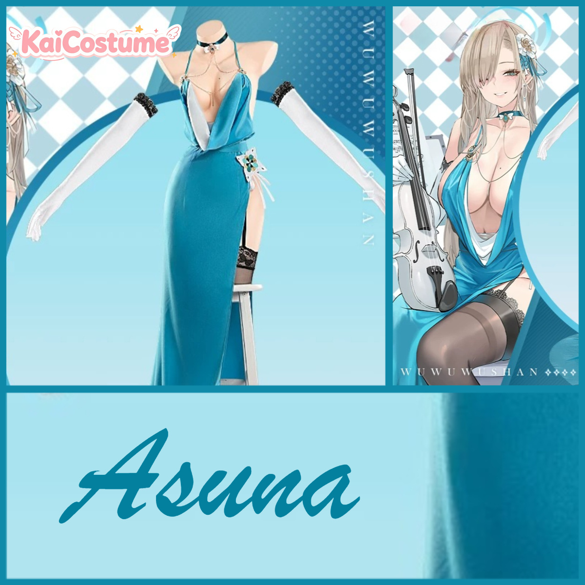 Fantasia Completa de Cosplay A - Evening Gown avaliação e preço