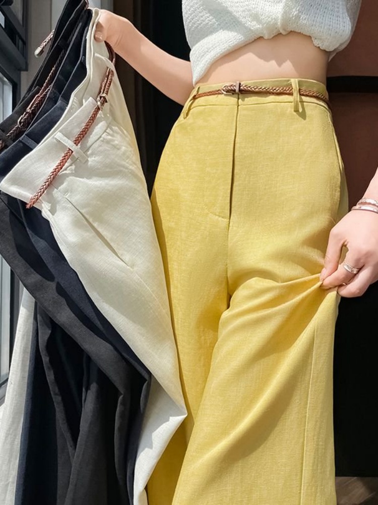 Calças Femininas de Cintura Al - Tailored Trouser Wide avaliação e preço