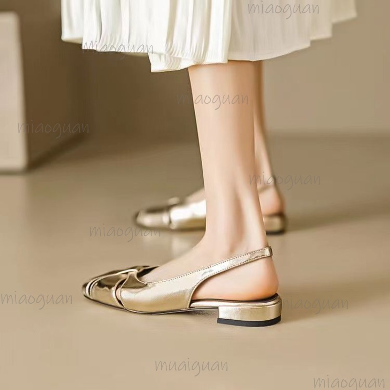 Capa toe bombas de salto baixo - Womens Heels avaliação e preço
