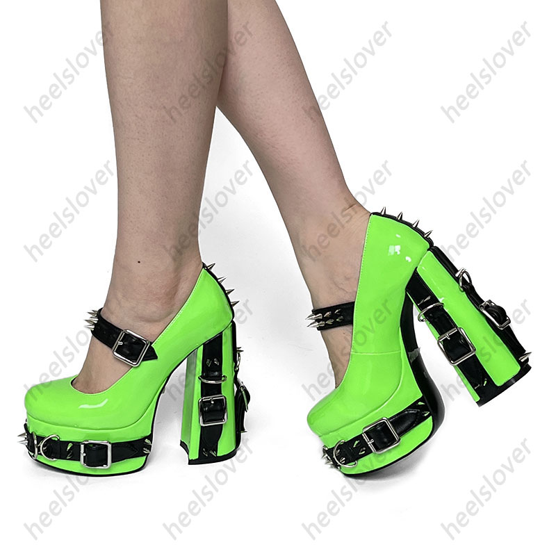 Ahhlsion Sapatos femininos de  - Pump Heel Block avaliação e preço