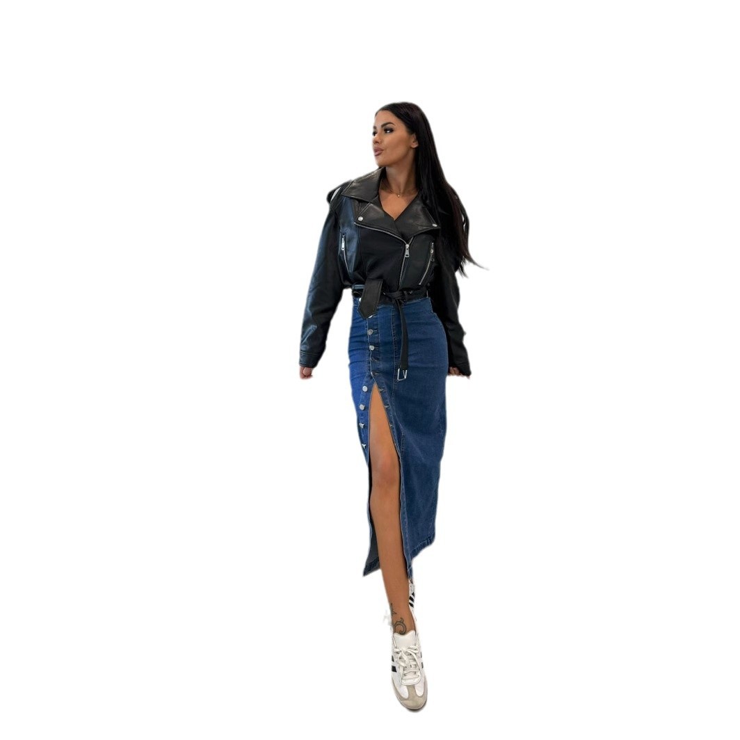 Saia Jeans Vintage Feminina St - Formal Skirt avaliação e preço