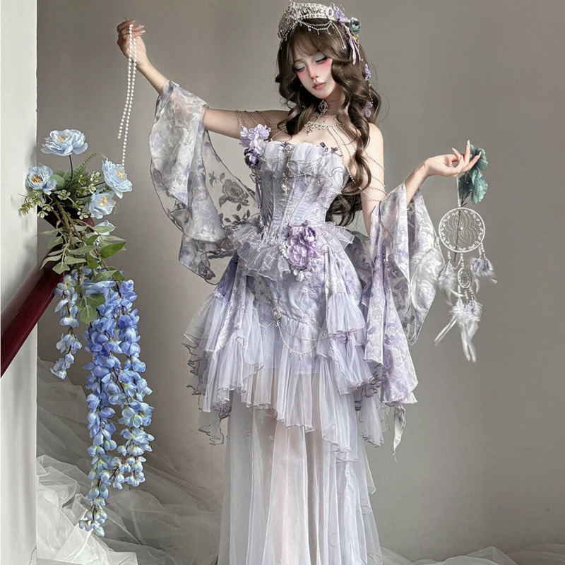Vestido Lolita Violet Poetry F - Formal Dress avaliação e preço